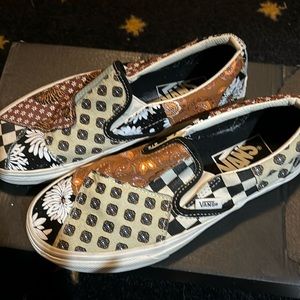 Mix match pattern designed vans